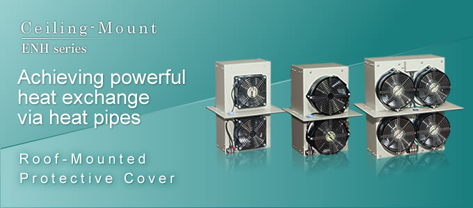 Roof-mount  Achieving powerful heat exchange via heat pipes