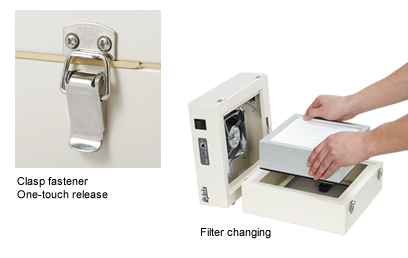 One-touch locked quick top-maintenance system