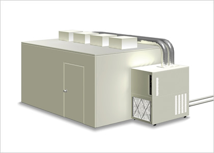 Supplying low humidity air to the substrate stocker