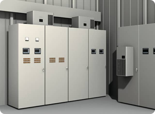 制御盤用クーラー（各種工作機械・ユーティリティーの制御盤冷却）