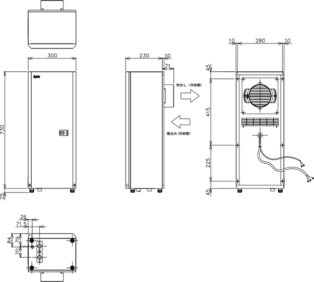 ENC-NW1120L External dimensions