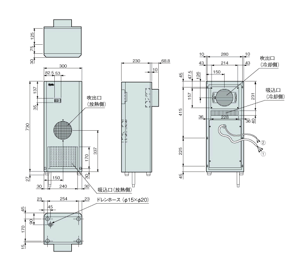 ENC-G1110L External dimensions