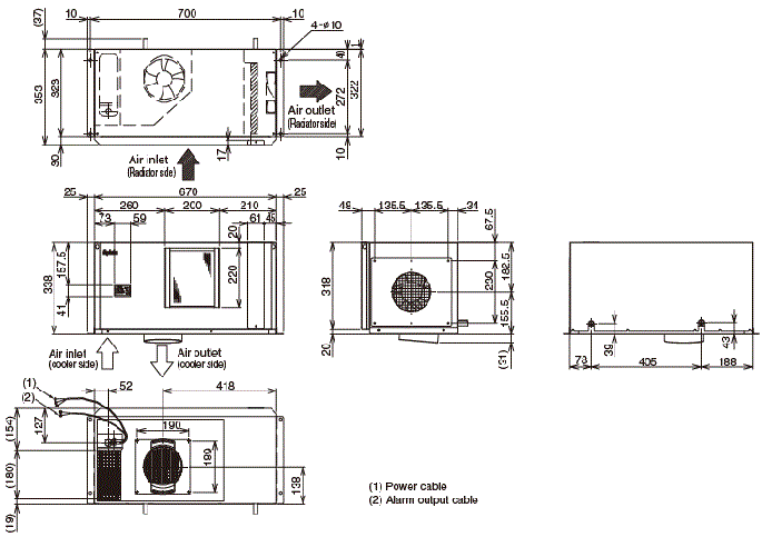 ENC-G820EXE External dimensions