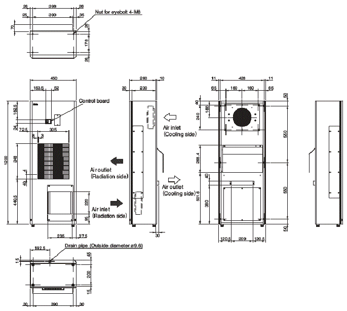ENC-G2240L External dimensions