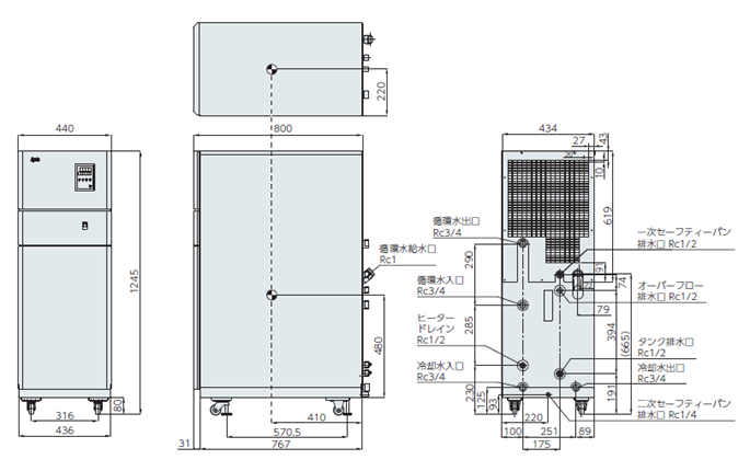 PCU-W6630R โครงร่างภาพวาด