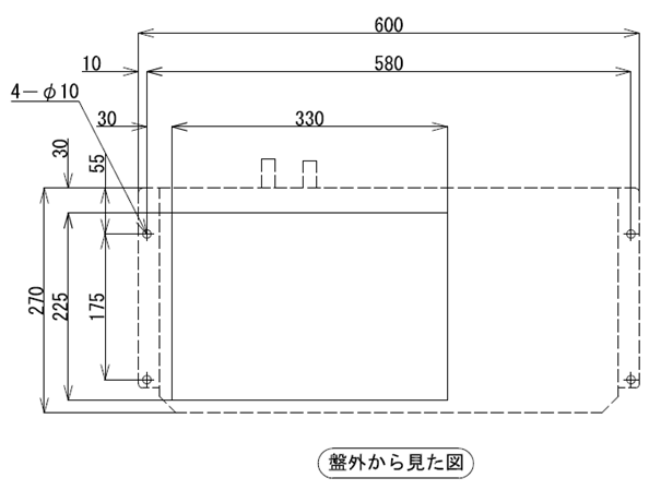 ENC-GR500EX-eco安装加工图