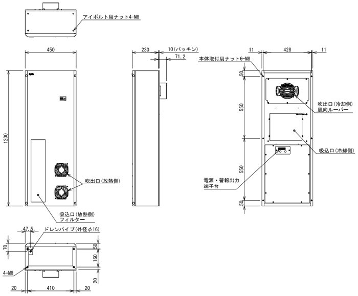 ENC-GR2000L-eco External dimensions
