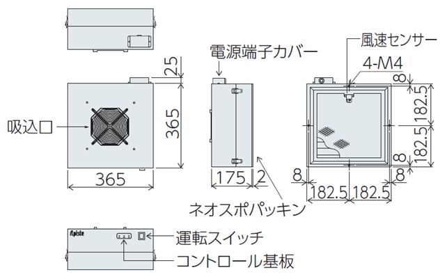 PAU-03FFU外部视图
