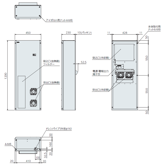 ENC-GR2500LDF-eco尺寸图