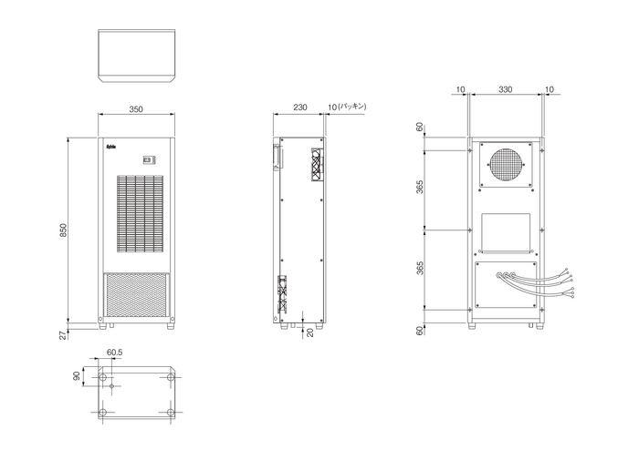 ENC-A1020L-DF External dimensions