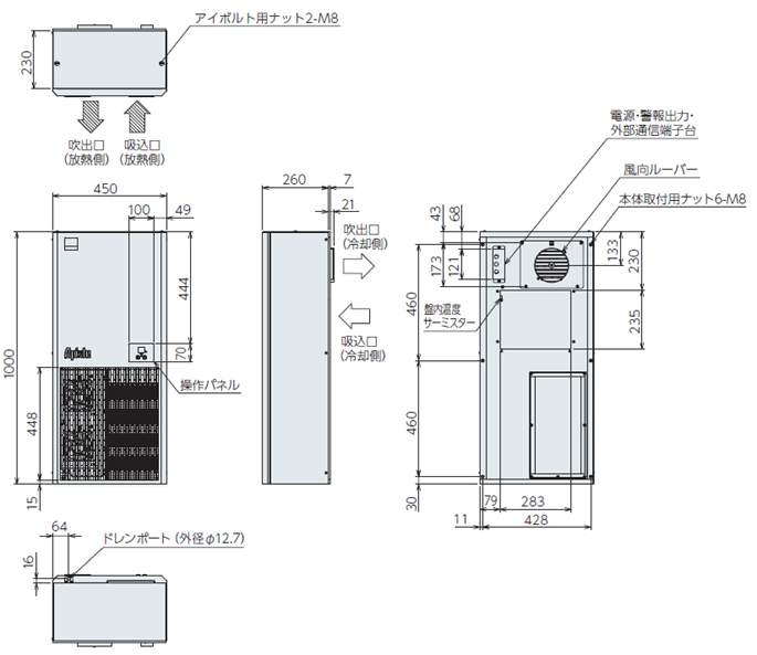 ENC-GR2000L-Pro external dimensions