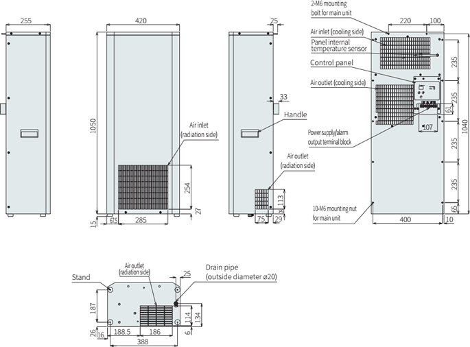 ENC-AS1010HDS External dimensions