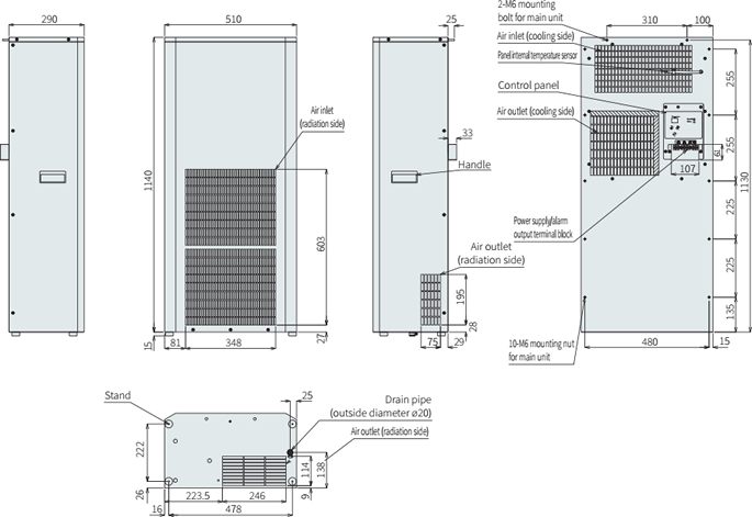 ENC-AS2000HDS External dimensions