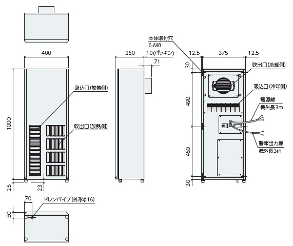 ENC-AR1610HD External dimensions