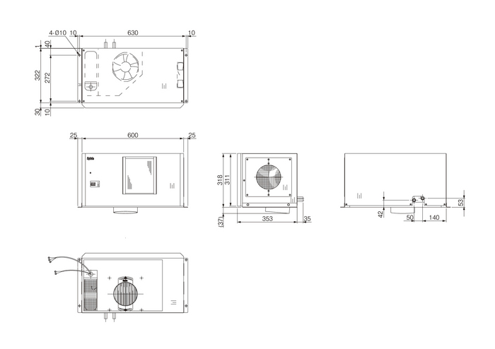 ENC-AR1120EX-SUS-2 Dimensions