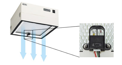 Newly developed wind speed sensor with heated wire resistor