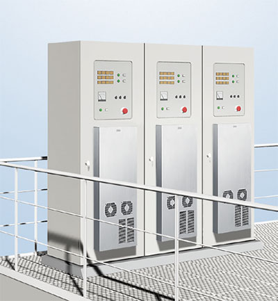 Cooling outdoor utility panels